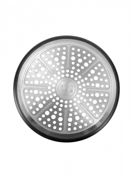 Сковорода с крышкой и съёмной ручкой 25 см Огонек OG-HOG14B